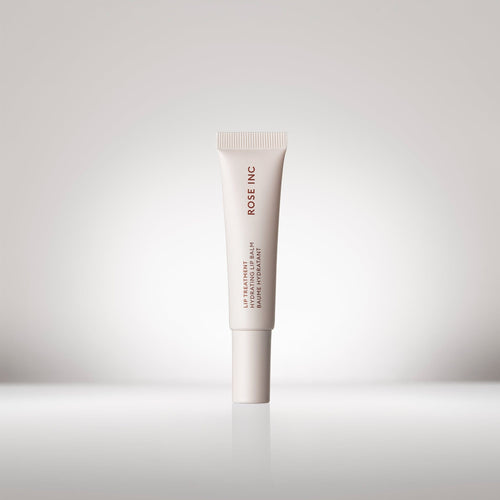 Rose inc's lip treatment balm, closed.